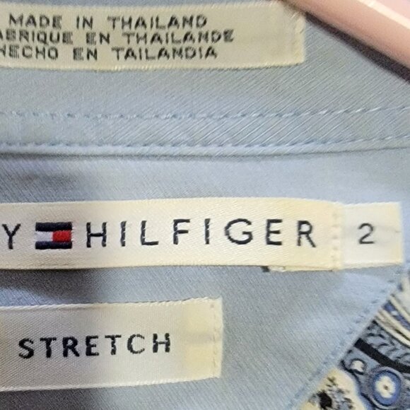 Tommy Hilfiger Button Down Long Sleeve Shirt-cotton - Picture 3 of 3